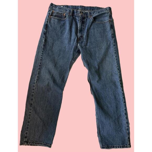 Levi's Other - Vintage Levi's 505 Blue Jeans Regular Fit Straight Leg Men's 38 × 30    (F)